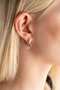 Heliophilia Silver NRZ999213 Pendientes de Plata de Ley 925 Bañados en Oro Rosa con Circonita Color Oro Rosa