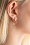 Heliophilia Silver NRZ999213 Pendientes de Plata de Ley 925 Bañados en Oro Rosa con Circonita Color Oro Rosa