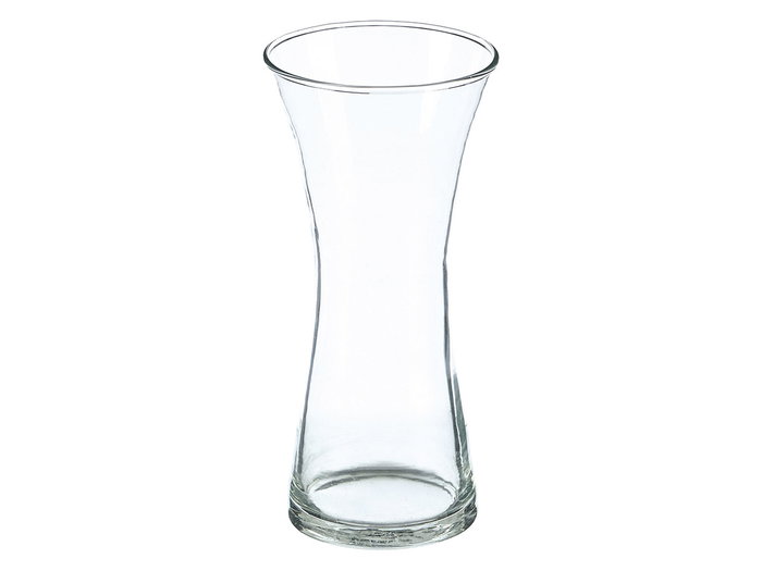 Giftdecor Jarrón Cristal Transparente Estrecho Boca Ancha 21 cm (Set de 12)