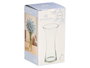 Giftdecor Jarrón Cristal Transparente Estrecho Boca Ancha 21 cm (Set de 12)