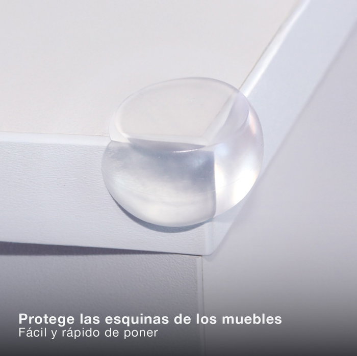 Hantums Set 4 protege-esquinas silicona transparente