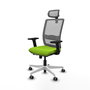 PIQUERAS Y CRESPO Silla de oficina Haches Sincro/Traslack Pistacho y Gris