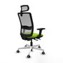 PIQUERAS Y CRESPO Silla de oficina Haches Sincro/Traslack Pistacho y Gris