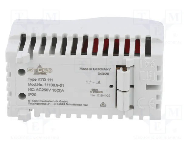 STEGO Termostato NC 10A 250VAC para Raíl DIN