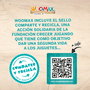WOOMAX Armario de madera para muñecas rosa con estrellas