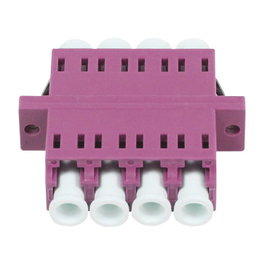 Synergy21 Cable de fibra óptica Multimode OM4 Quad erika-violett con pestaña, PVC, Synergy 21