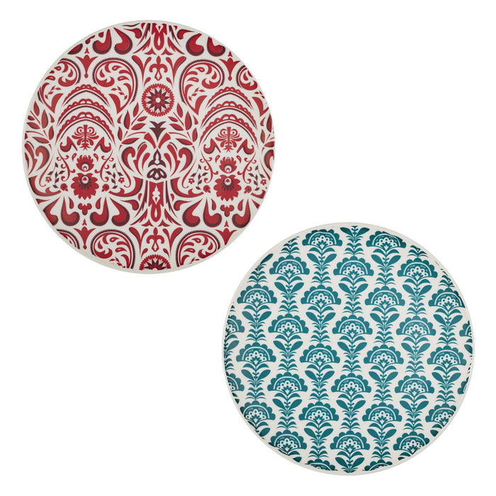 Home Deco Factory Plato de Postre 20 cm, Colección Jaipur Market, Polipropileno