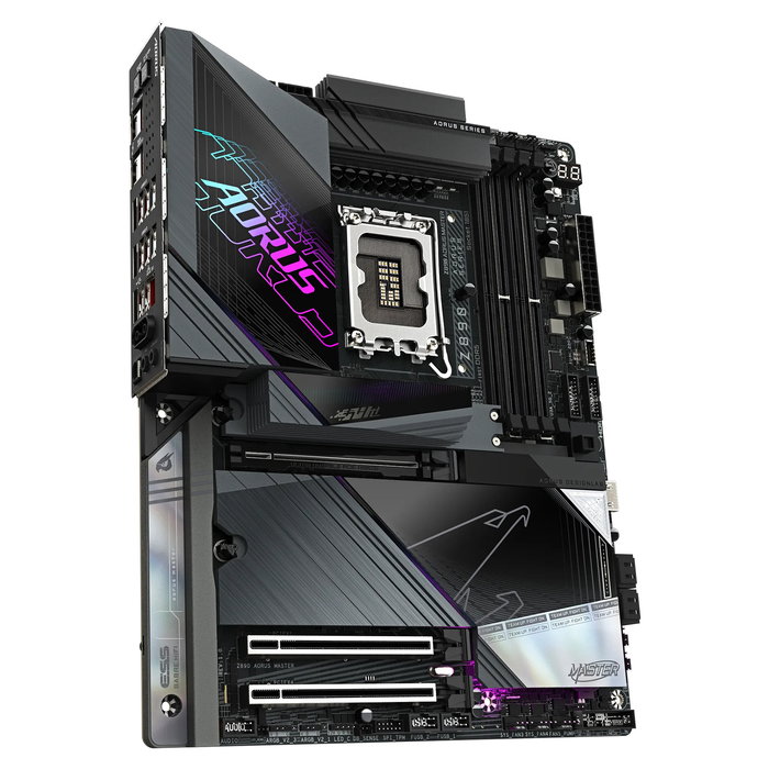 Gigabyte Z890 AORUS MASTER S1851 DDR5 ATX Intel Core Ultra LGA 1851 Wi-Fi 7 10GbE Thunderbolt 4 Placa Base Gigabyte Z890 AORUS MASTER S1851 DDR5 ATX Intel Core Ultra LGA 1851 Wi-Fi 7 10GbE Thunderbolt 4 Placa Base