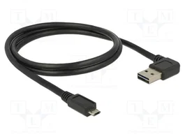 DeLOCK 85165 Cable USB 2.0 con conectores EASY-USB Tipo-A y Micro-B de 1 m