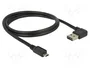 DeLOCK 85165 Cable USB 2.0 con conectores EASY-USB Tipo-A y Micro-B de 1 m