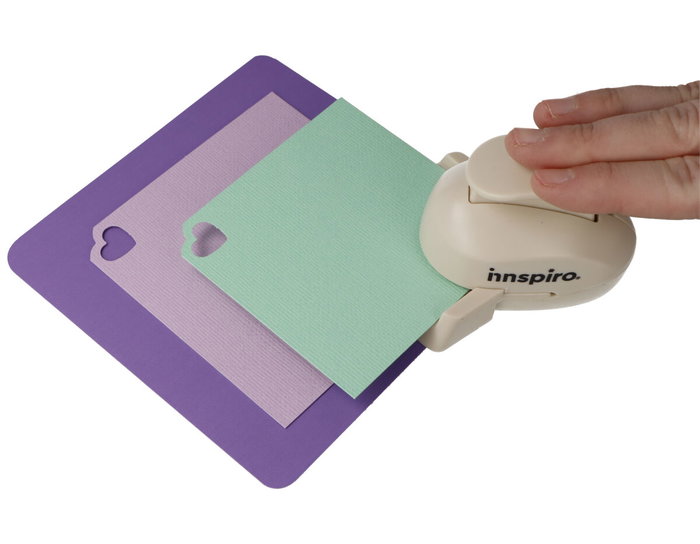 Innspiro Troqueladora de esquinas Corner Punch corazón 25mm