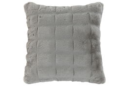 DKD Home Decor Rabit fur april 24 b Cojin Urban Gris Claro 8 x 45 x 45 cm (2 Unidades)