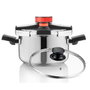 OLLA EASY LOCK INOX + VALVULA ROTATIVA 6L HAEGER