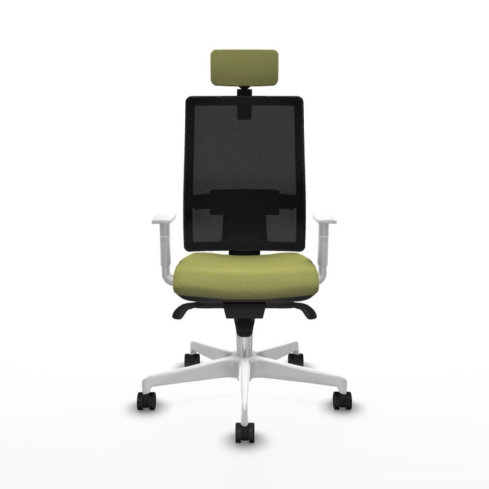 PIQUERAS Y CRESPO Silla de oficina Horna con mecanismo Sincro, Verde oliva y Negro PIQUERAS Y CRESPO Silla de oficina Horna con mecanismo Sincro, Verde oliva y Negro