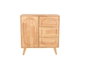 DKD Home Decor Buffet Rubberwood Ratan Natural
