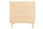DKD Home Decor Buffet Rubberwood Ratan Natural