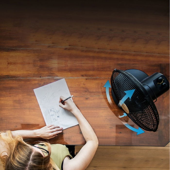 Ventilador de Sobremesa Cecotec EnergySilence 600 WoodDesk Negro 40 W