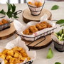 Quid Cesta Cuadrada Gastro Black 15x15x4 cm (24 Unidades)