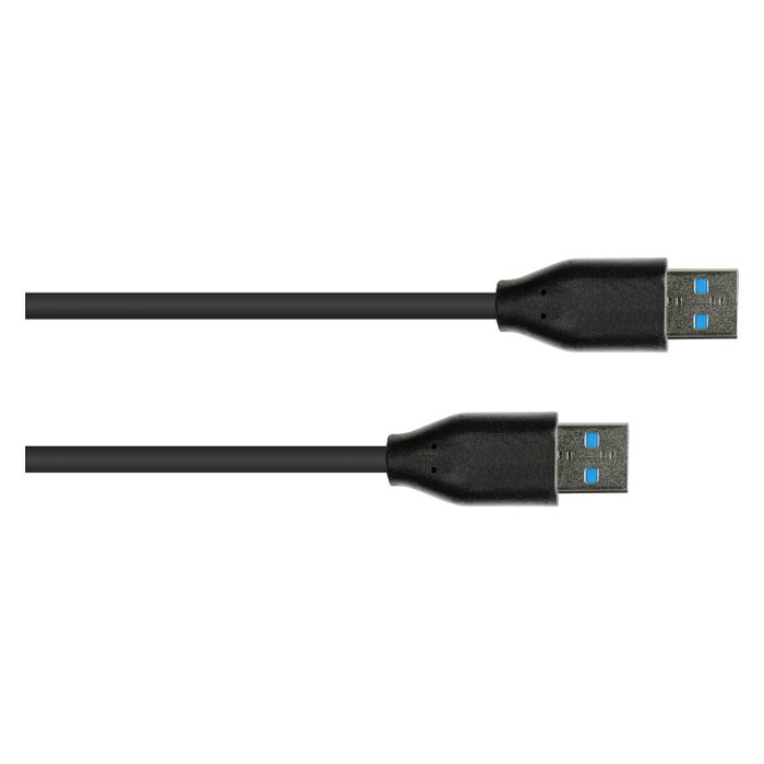Alcasa 2831-AA005S Cable USB 3.2 Gen 2 (10 Gbit/s) USB-A Macho a USB-A Macho 0.5 Metros Negro