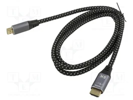 Art Cable HDMI 8K 1,5m HQ Chapado en Oro AL-06