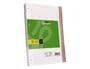 Liderpapel Recambio A5 120 hojas 75gr cuadro 5mm sin margen 6 taladros bandas de 5 colores