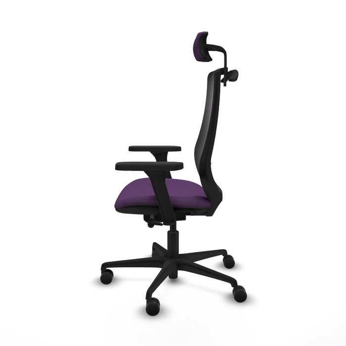 PIQUERAS Y CRESPO Silla de oficina Mardos con mecanismo Sincro/Traslack, Morado y Negro PIQUERAS Y CRESPO Silla de oficina Mardos con mecanismo Sincro/Traslack, Morado y Negro