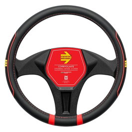 Momo Funda de Volante Fast Black-Red Talla M 38-39cm