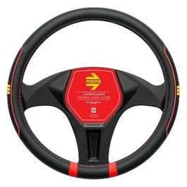 Momo Funda de Volante Fast Black-Red Talla M 38-39cm