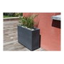 Eda Muret Loft Graphit Caja de flores Gris antracita 46 L