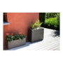 Eda Muret Loft Graphit Caja de flores Gris antracita 46 L