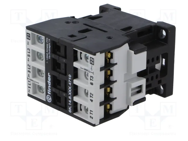 FINDER Contactor 4-polar 6K 230VAC 10A FINDER Contactor 4-polar 6K 230VAC 10A
