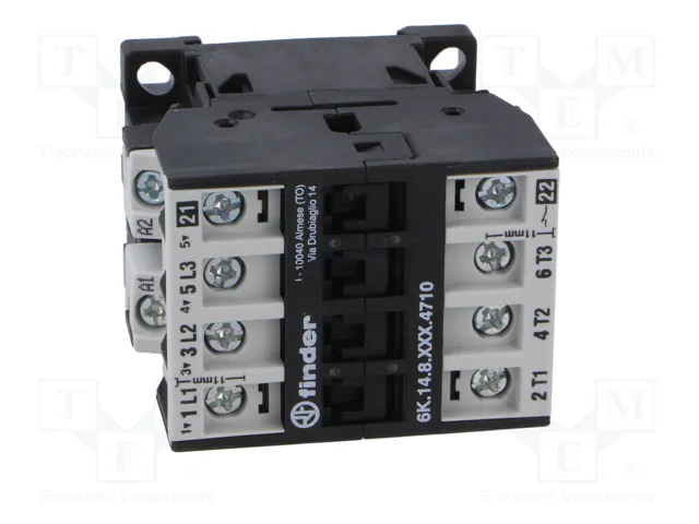 FINDER Contactor 4-polar 6K 230VAC 10A FINDER Contactor 4-polar 6K 230VAC 10A