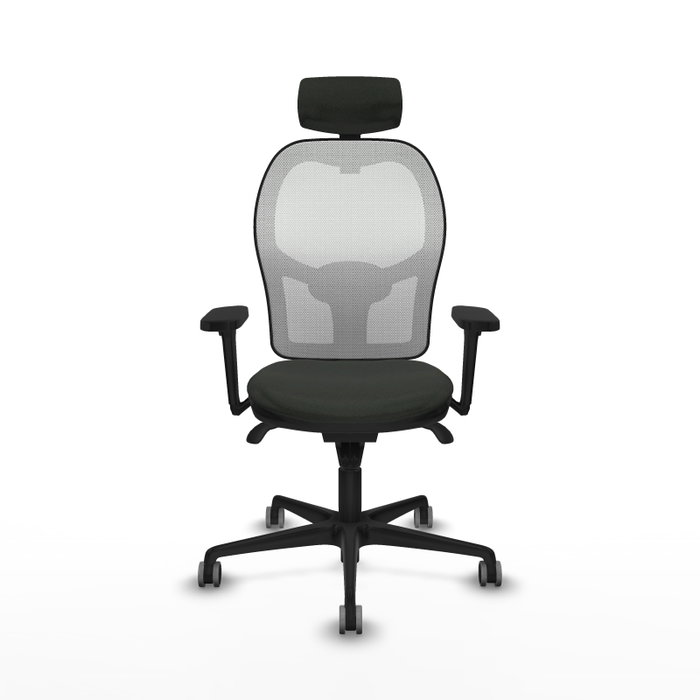 PIQUERAS Y CRESPO Silla de oficina Jorquera con mecanismo Sincro, brazos 3D y cabecero 2D PIQUERAS Y CRESPO Silla de oficina Jorquera con mecanismo Sincro, brazos 3D y cabecero 2D