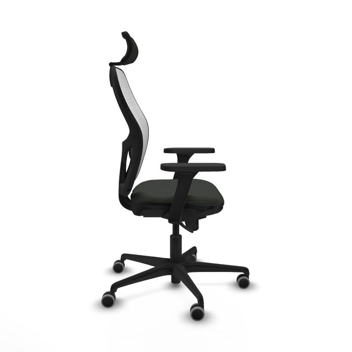 PIQUERAS Y CRESPO Silla de oficina Jorquera con mecanismo Sincro, brazos 3D y cabecero 2D PIQUERAS Y CRESPO Silla de oficina Jorquera con mecanismo Sincro, brazos 3D y cabecero 2D