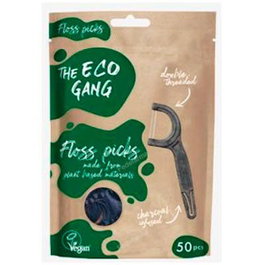 THE ECO GANG Floss Pick Carbon Activo 50Ud