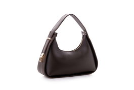 Lucky Bees Bolso de mano 1263 Marrón Oscuro Cuero de Polivinilo