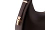 Lucky Bees Bolso de mano 1263 Marrón Oscuro Cuero de Polivinilo