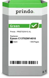 Prindo Cartucho de tinta negro Green XL PRIET02W1G