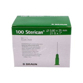 B. Braun Sterican Agujas 21G / 0,8X25Mm Verde 100Ud Vet