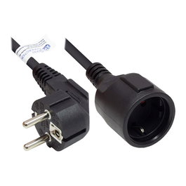 GoodConnections Extensión de alimentación P0102-S020 Negro 2m