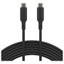 dbramante1928 CB30CCBL4390 - Cable USB-C Macho a USB-C Macho 3 m Negro, USB 2.0, 100W USB Power Delivery, CE, FCC