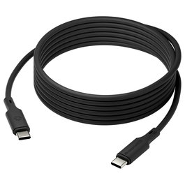 dbramante1928 CB30CCBL4390 - Cable USB-C Macho a USB-C Macho 3 m Negro, USB 2.0, 100W USB Power Delivery, CE, FCC