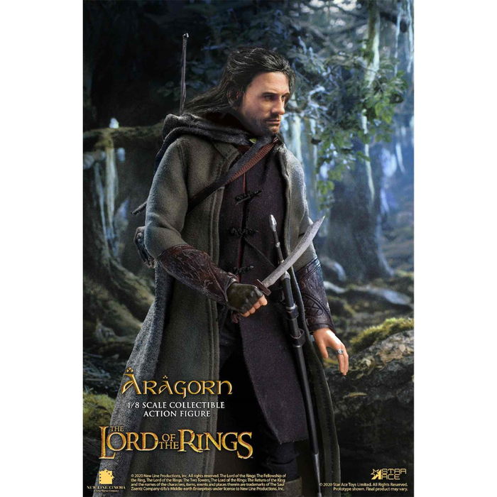 Star Ace Real Master Series Figura Aragorn El Señor de los Anillos 1:8 22.5 cm