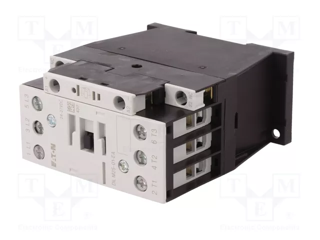 EATON ELECTRIC Contactor DILM25 3-polar 25A 24VDC NC