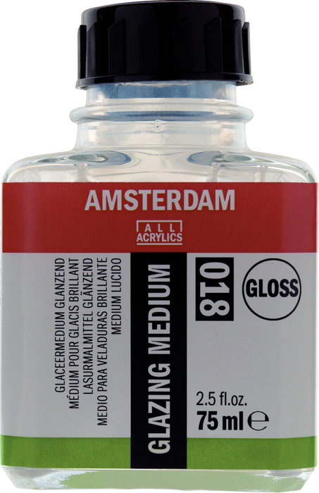 Amsterdam Medio para Veladuras Brillante 018 de 75 ml Amsterdam Medio para Veladuras Brillante 018 de 75 ml