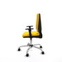 PIQUERAS Y CRESPO Silla de oficina Elche Amarillo con Similpiel