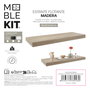 Moblekit Estante Flotante LUND Blanco Pack de 6