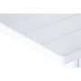 DKD Home Decor Mesa de Metal y PP Reciclado Blanco 70x70x75