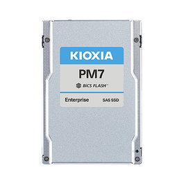 KIOXIA PM7-R Series SSD 7.68 TB 2.5" SAS 24Gb/s, 4200 MB/s Lectura, 720K IOPS, Cifrado Hardware, para Servidores