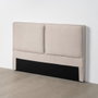 Cabecero Beige Tejido Dormitorio 160 X 12 X 100 cm